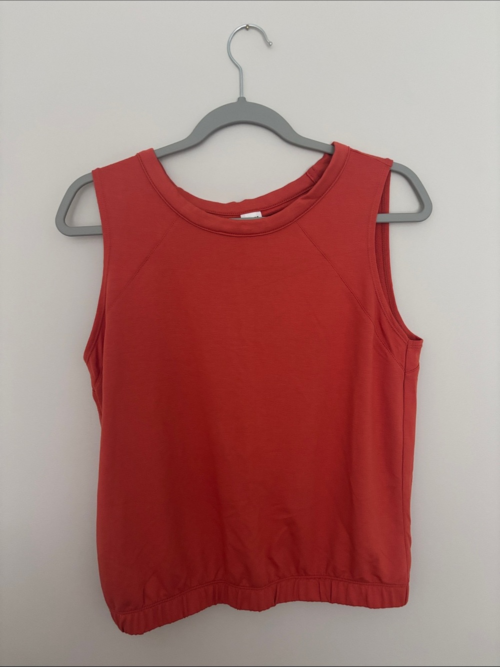 JoyLab Sleeveless Crewneck Tank Top - Coral Red